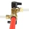 Apollo 1/2 in. Brass Push-To-Connect x 3/8 in. O.D. Comp. Dual Opposed Outlet Dual Shut-Off 1/4-Turn Stop FSBDVO1238C - alternate 5